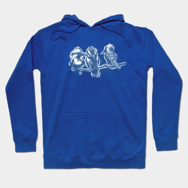 Kookaburra gang! Hoodie by Mason Comics